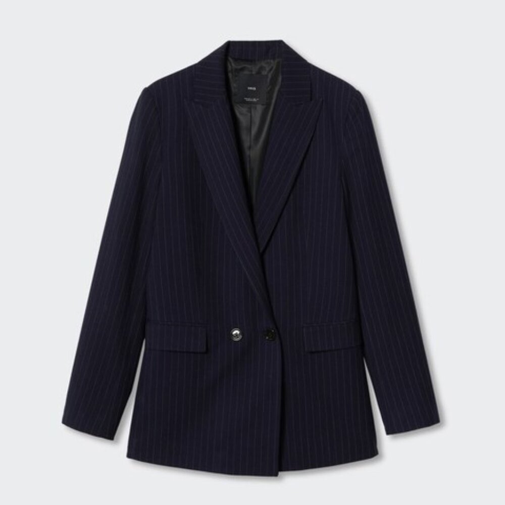 Navy Blue pinstripe blazer